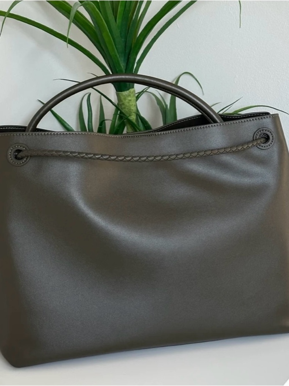 NWT Posey Bag - Extra Maxi - olive green work tote - Picture 3 of 4